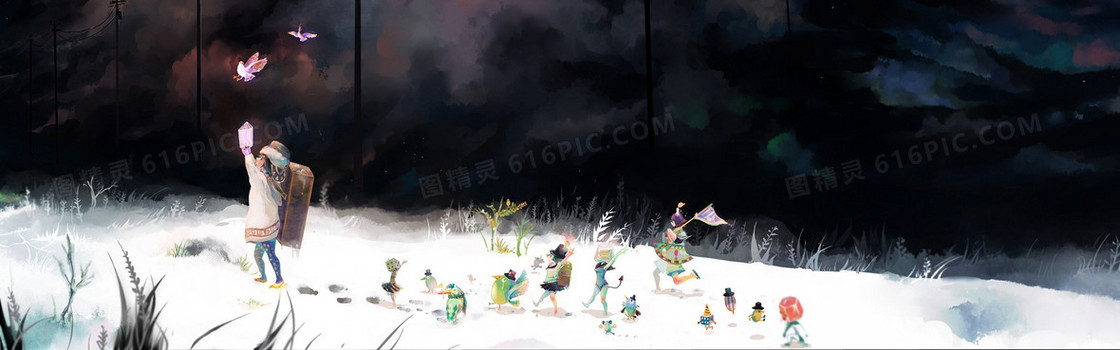 手绘背景
