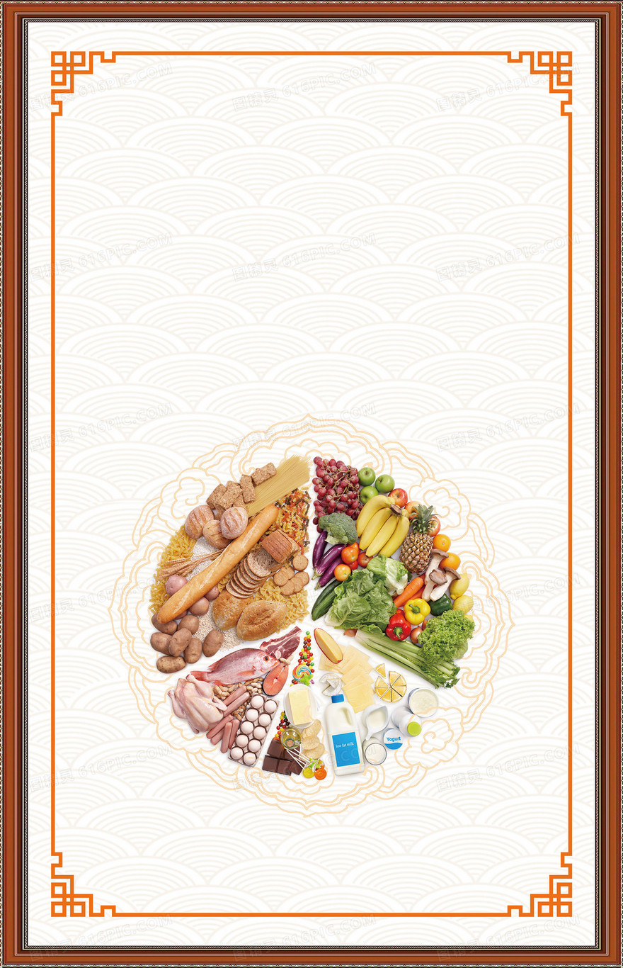 中国风古典传统饮食文化海报
