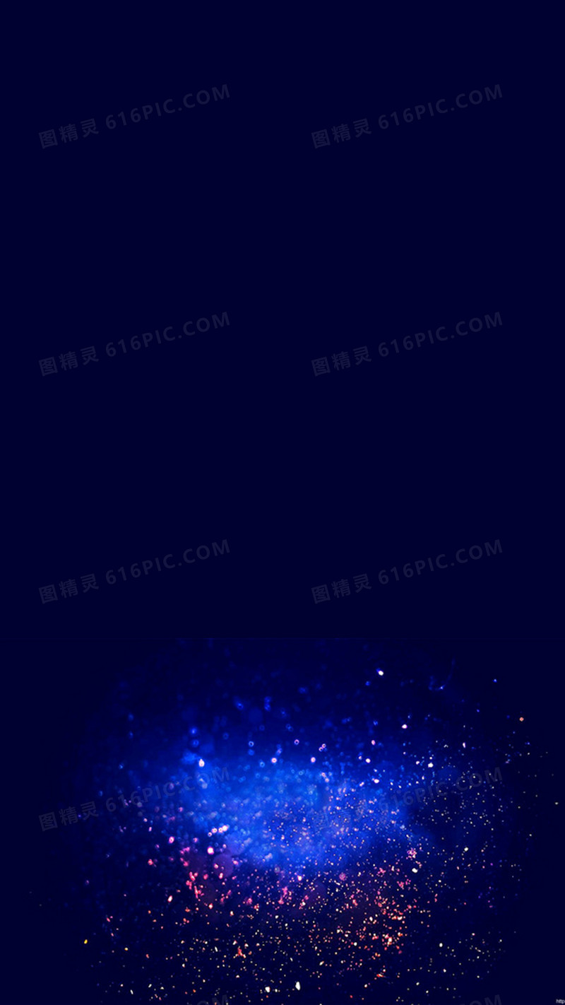科技蓝色粉末闪光H5背景素材