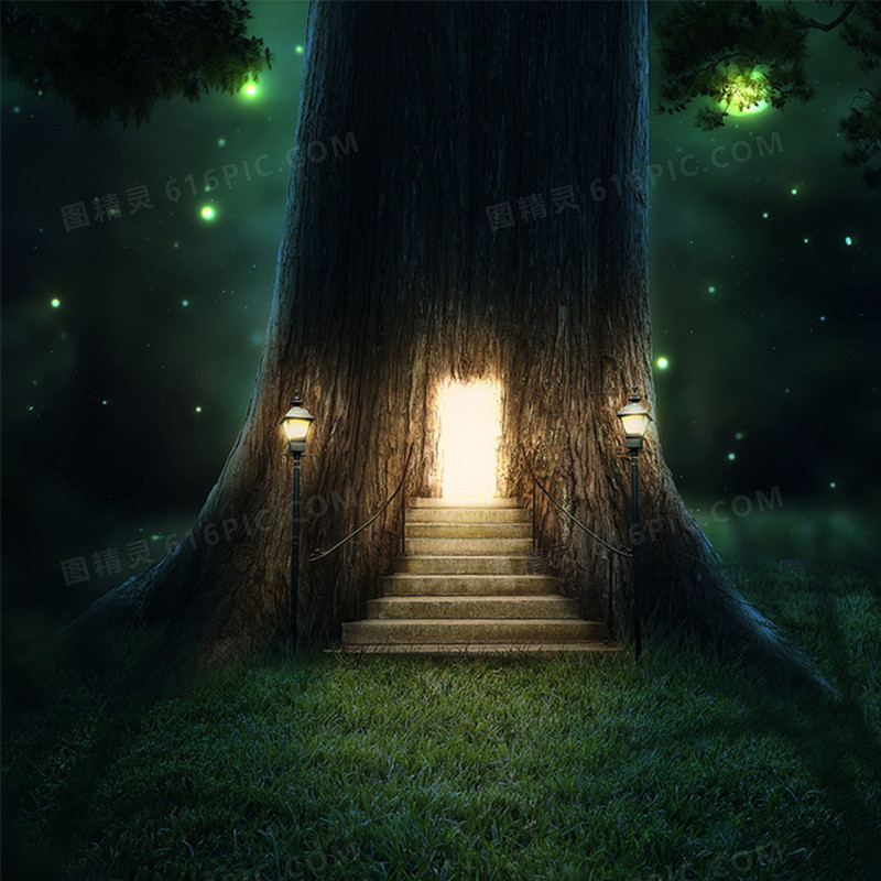 梦幻星光背景图