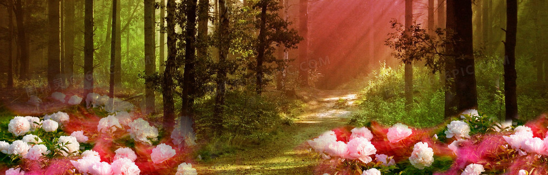 淘宝家纺床上用品背景banner