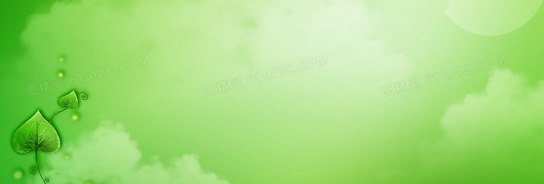 绿色背景