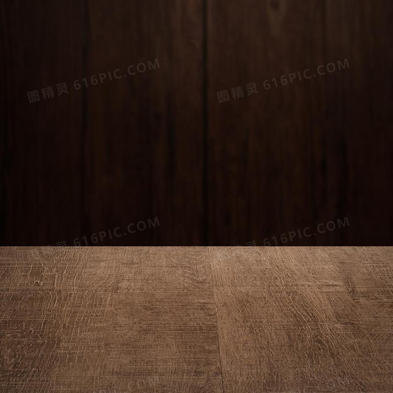 棕色简约木质展台背景