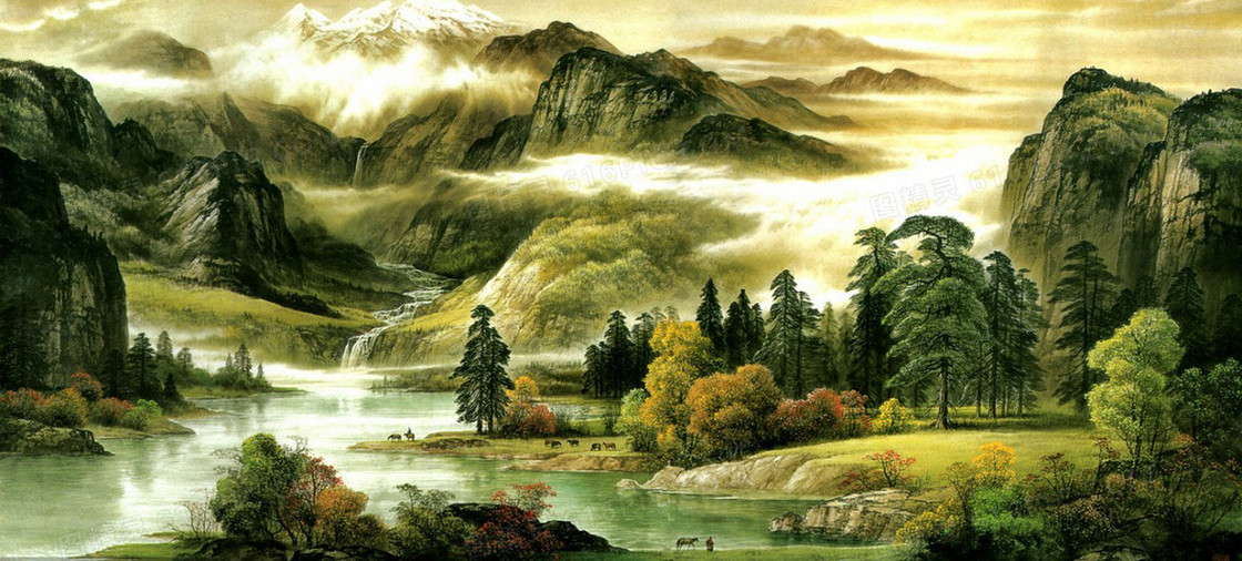 山水风景画