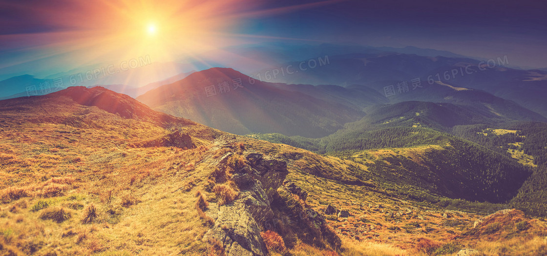 太阳山地风光