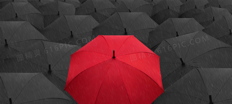 小清新雨伞