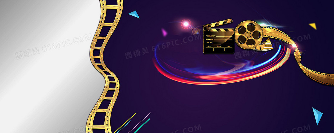 电影交卷看电影海报背景素材