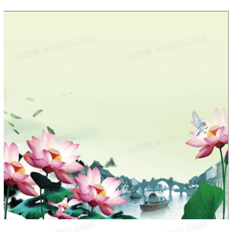 荷花古色主图