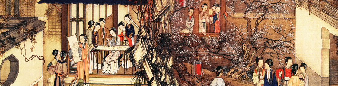 古代画美女图 背景图 淘宝 banner