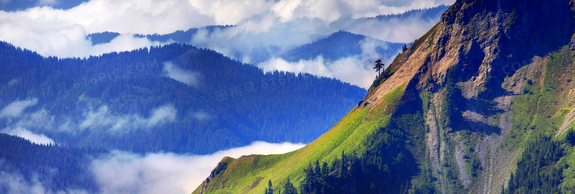 大山背景