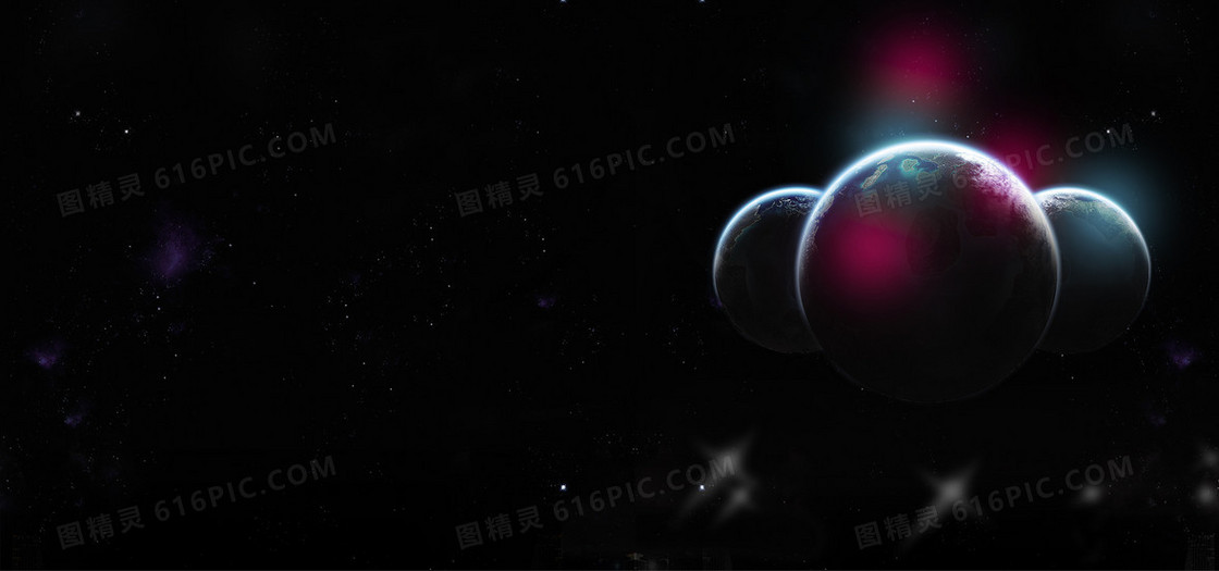 唯美星空背景