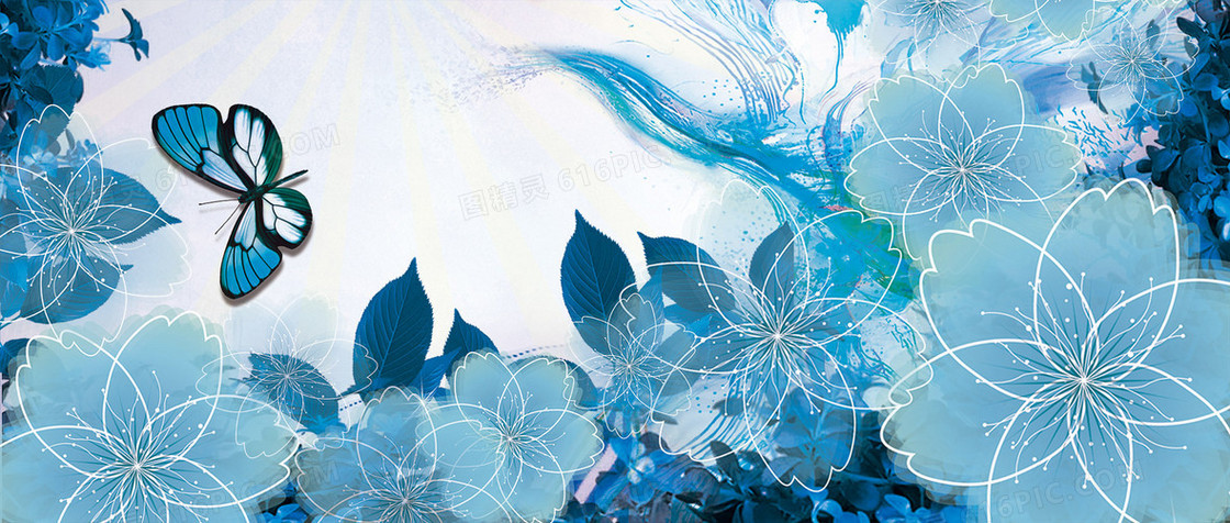 蝴蝶花背景