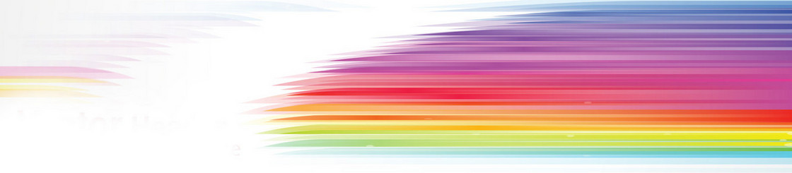 七彩线条背景banner