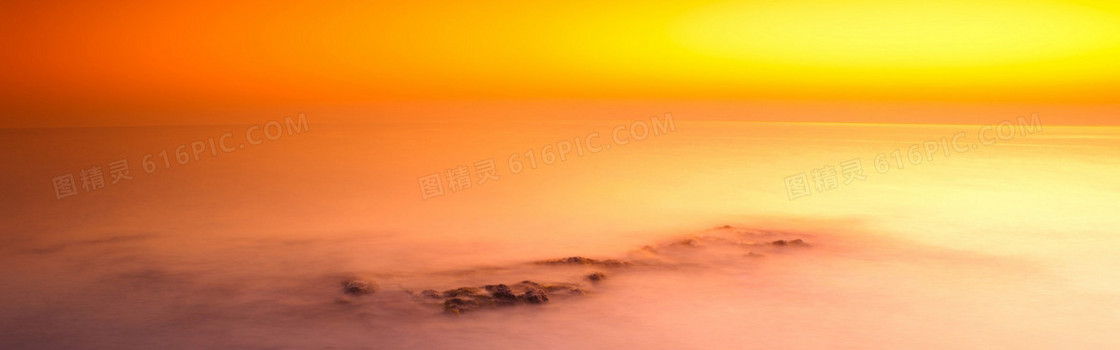 夕阳风景背景