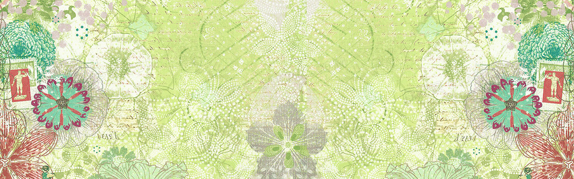 清新网站底纹花纹背景banner