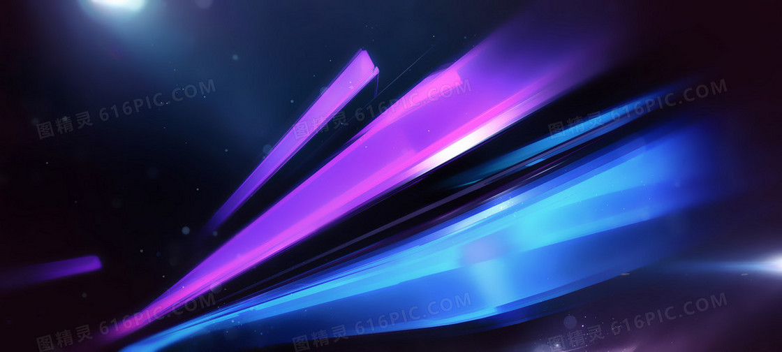 大气炫酷几何光束线条背景banner