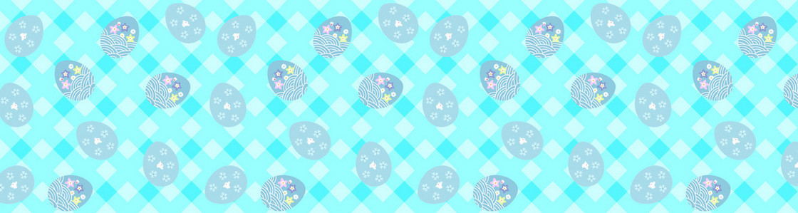 卡通线条方块鸡蛋纹理背景banner