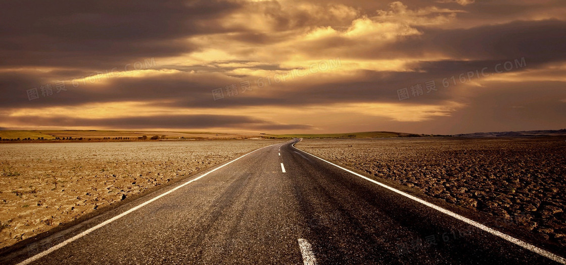 天空道路背景