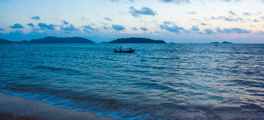 大海幸福蓝色唯美背景图淘宝背景