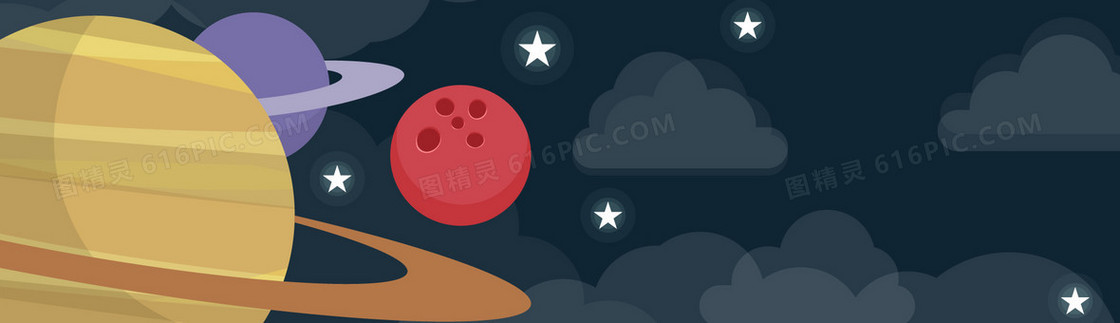 太空元素banner