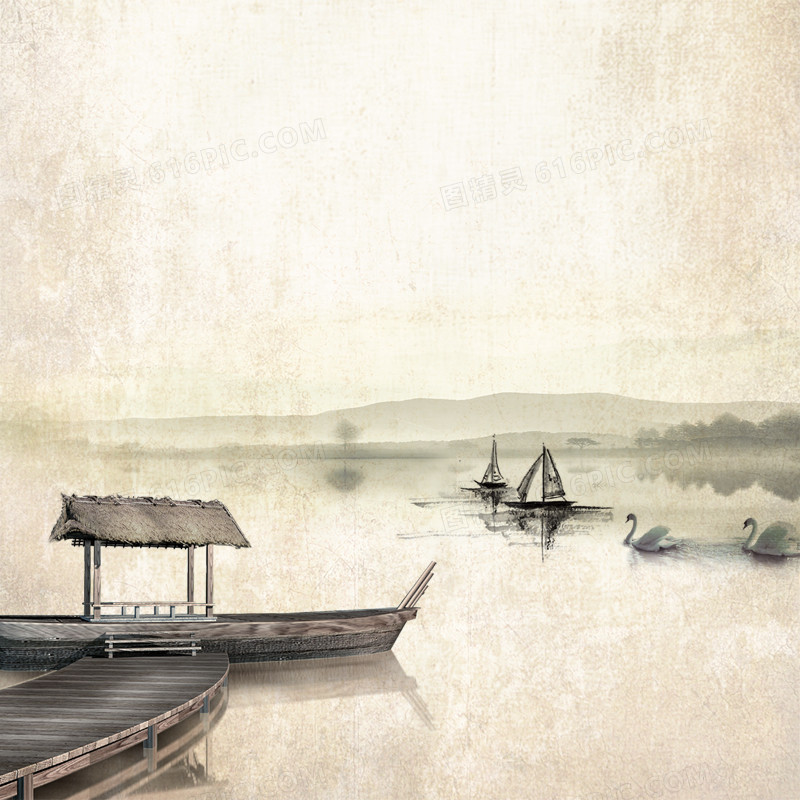 中国风淘宝主图背景