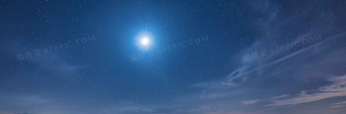 深蓝色星空背景