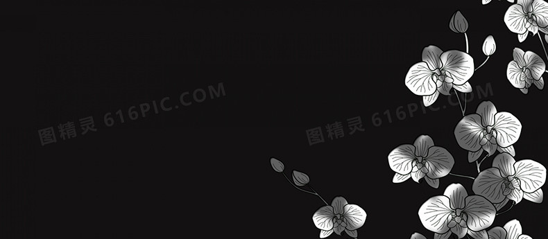 灰白花瓣背景