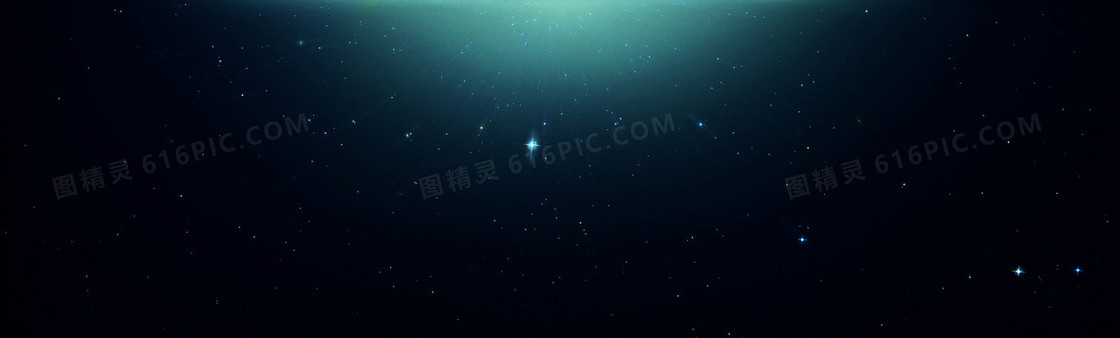 银河系星空星光极光背景