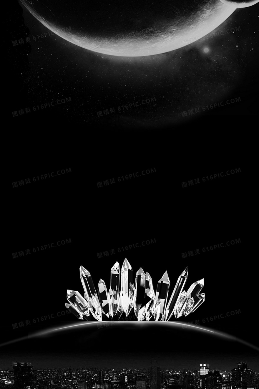 简洁化妆品夜间补水海报背景素材