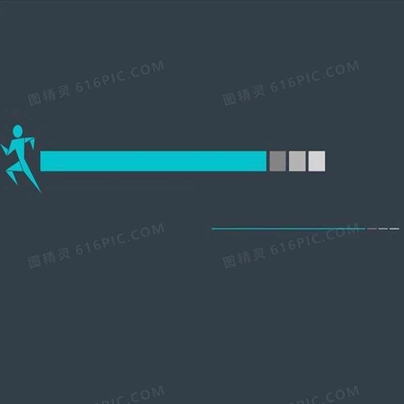 简约矩形年终报告背景图