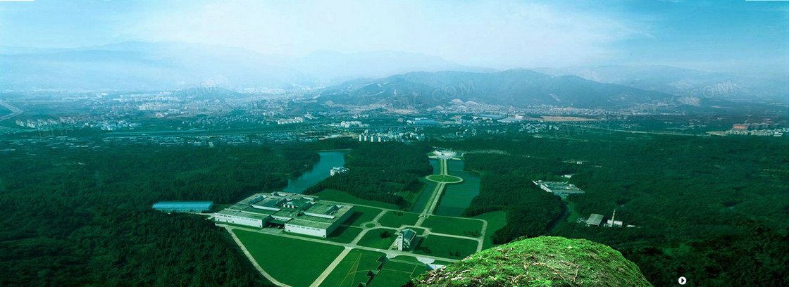 实拍景色淘宝海报背景