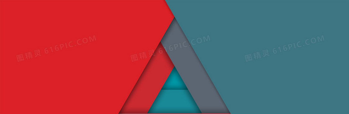 炫彩几何多边形背景banner壁纸