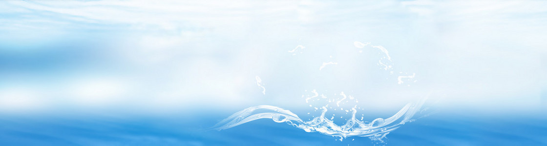 淘宝护肤品化妆品清新水滴背景banner