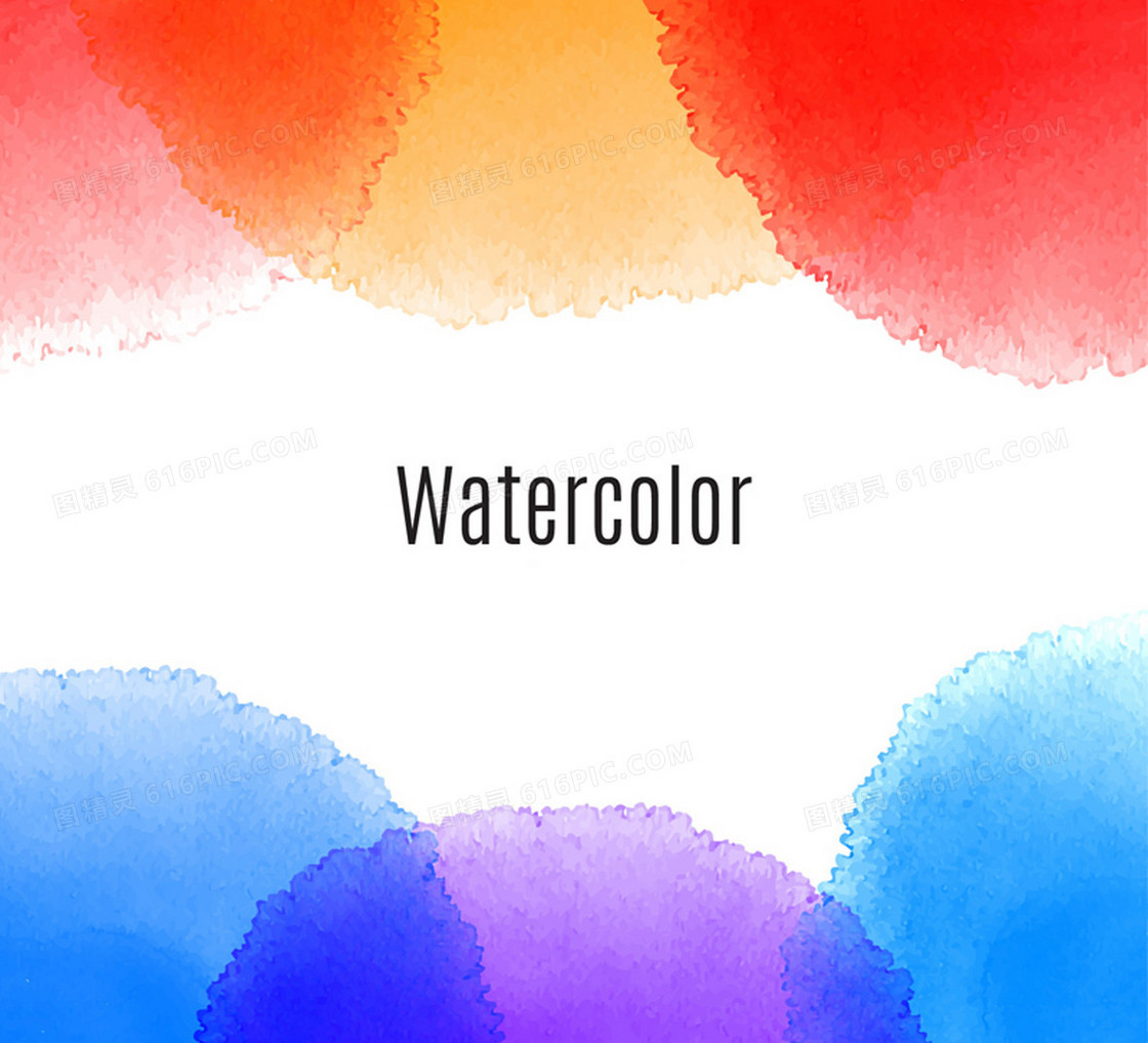 创意水彩背景矢量图