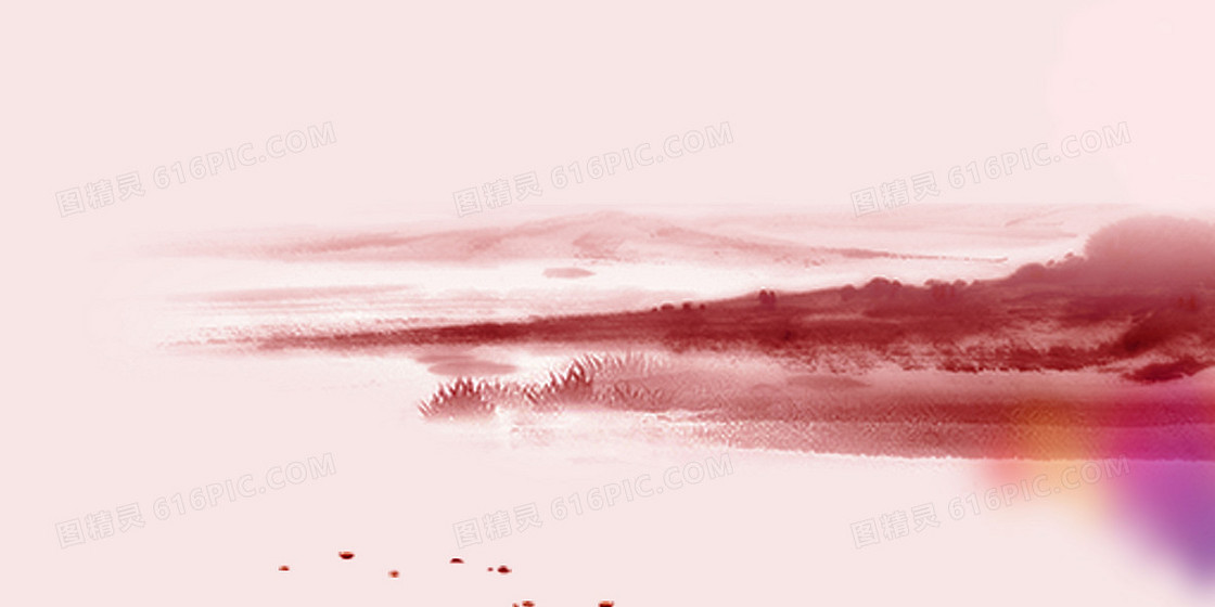 中国风水乡背景