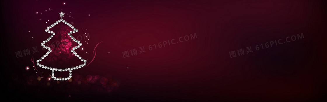圣诞节圣诞树背景