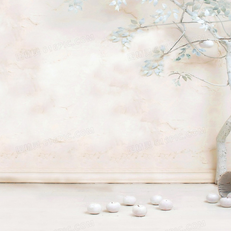 清新雅致树木背景图