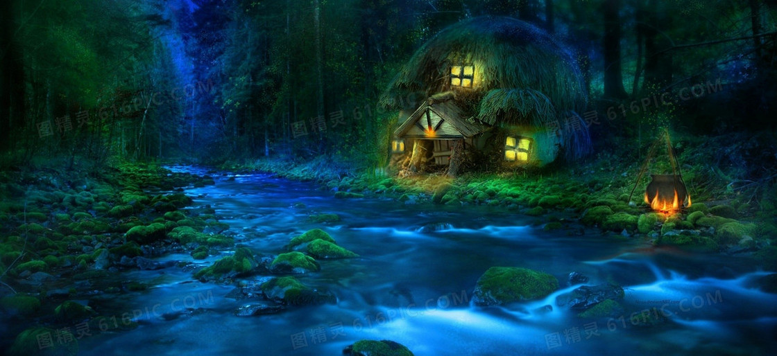 梦幻森林背景