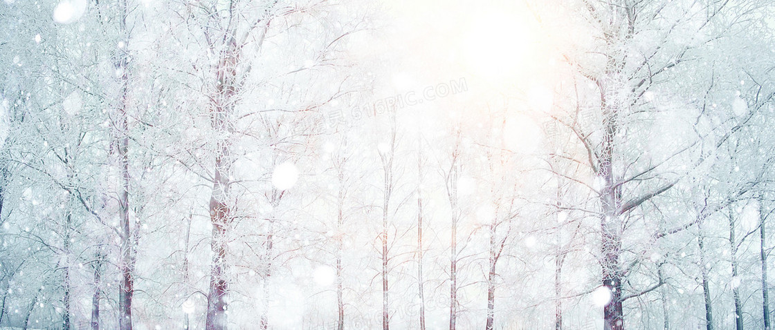 雪景背景