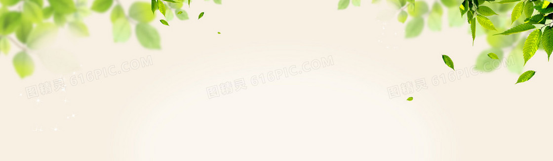 绿叶背景
