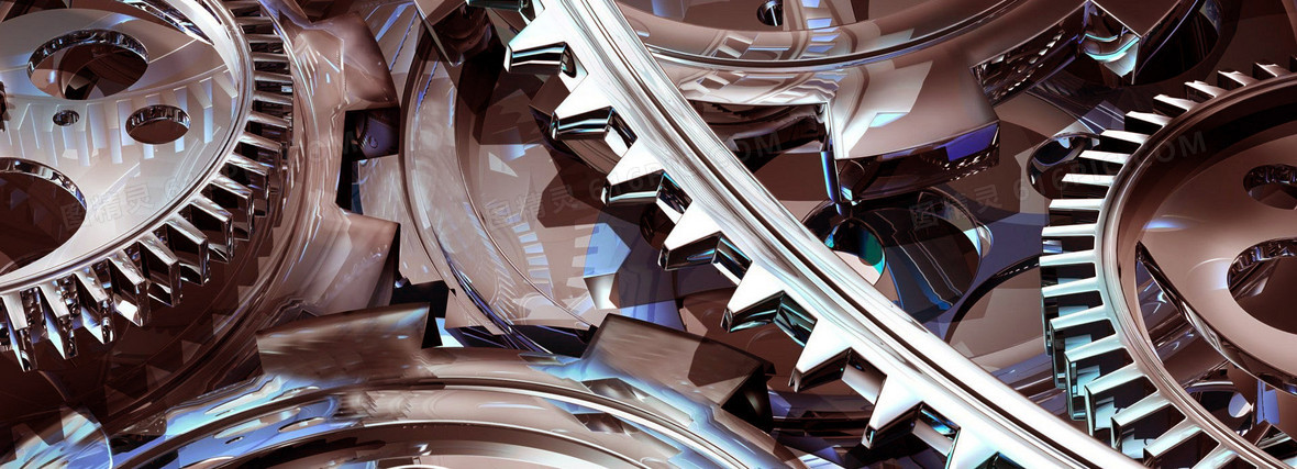 科技科幻齿轮背景