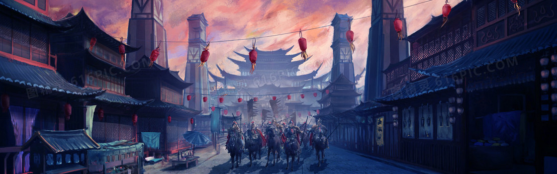 古城背景