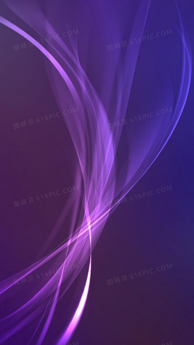 抽象紫色曲线H5背景