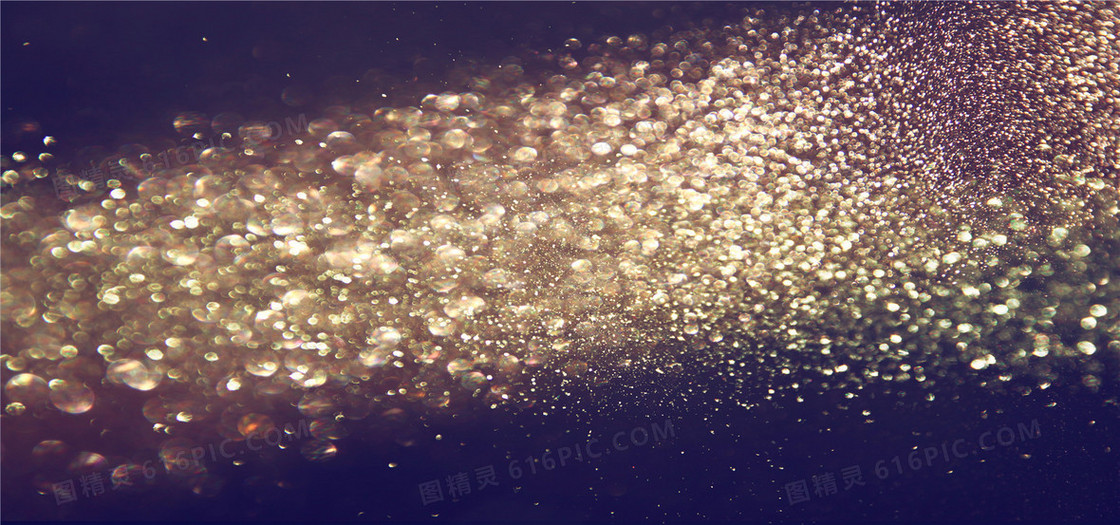 质感金色粒子光斑背景