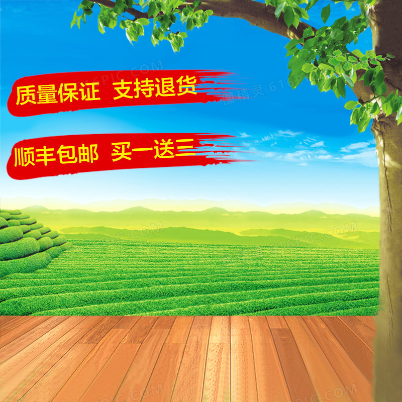 清爽促销推广图