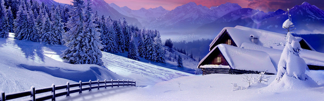 雪地banner