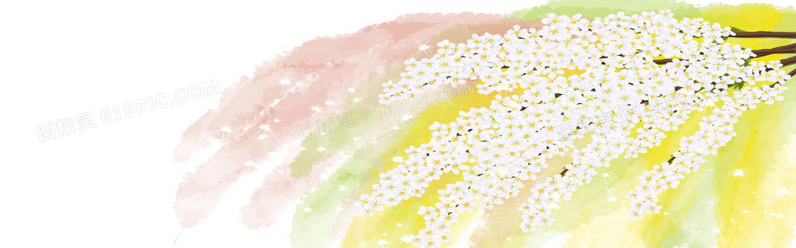 创意 清新 女装 花朵 背景图