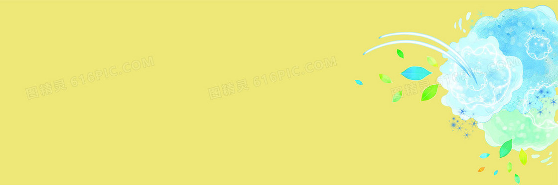唯美背景banner素材