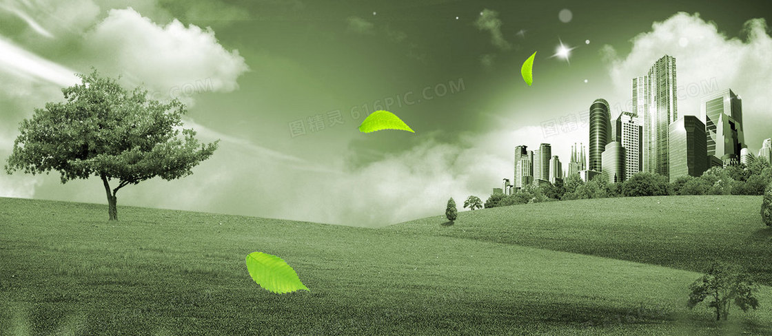 高尔夫球场背景