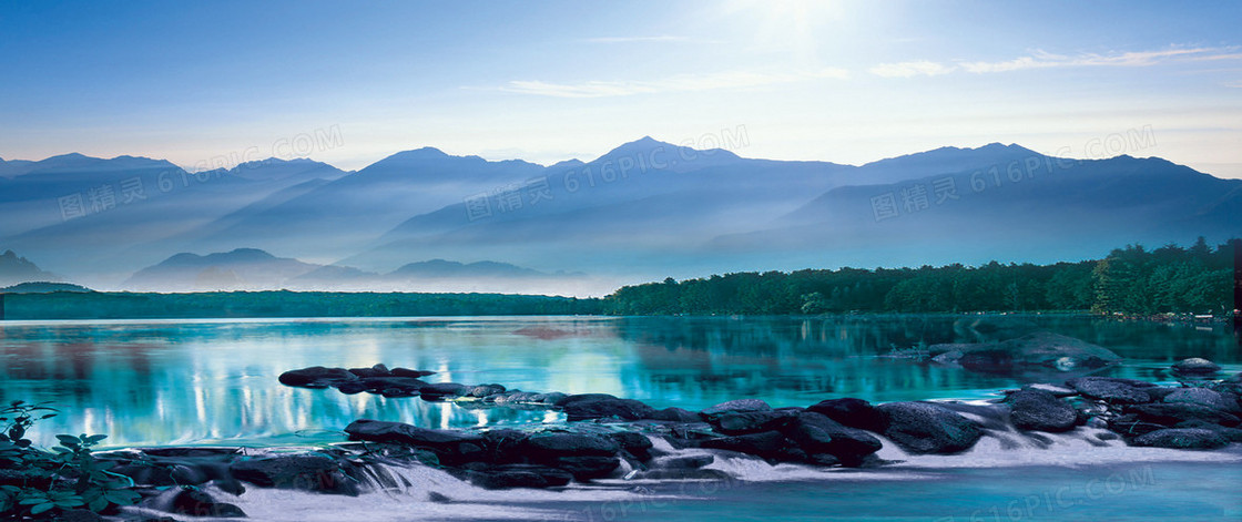 山水画背景